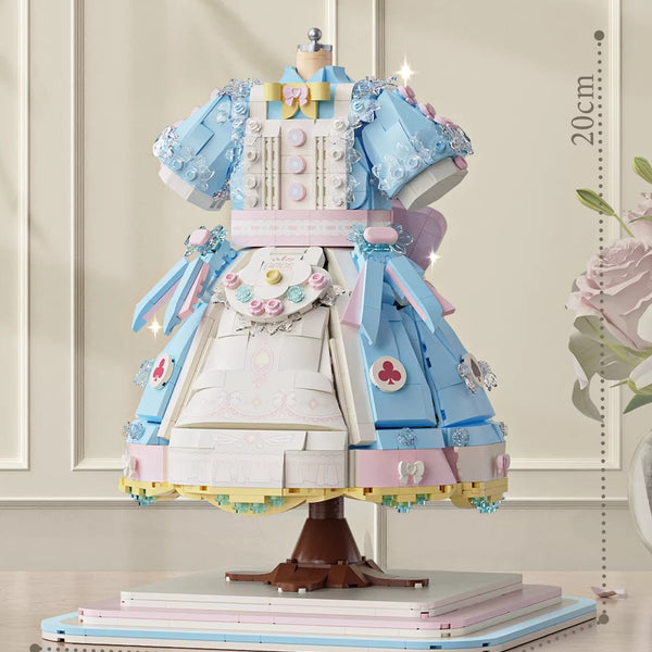 Lolita Princess Dress Building Block Ornament for Your Desk