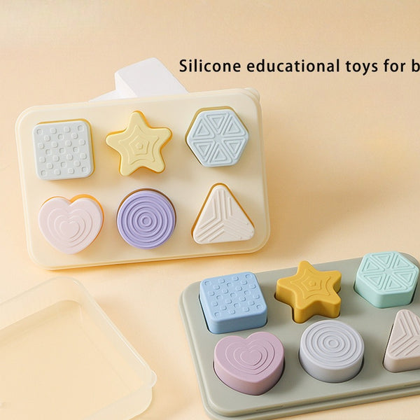 Soft Touch Silicone Shape & Number Puzzle