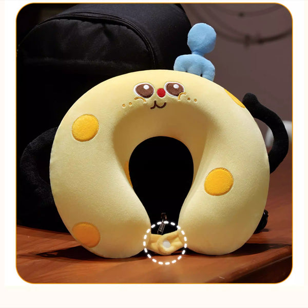 Soft Plush Food-Themed Neck Pillow