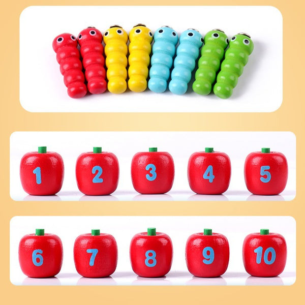 Magnetic Apple Tree Counting and Catching Toy