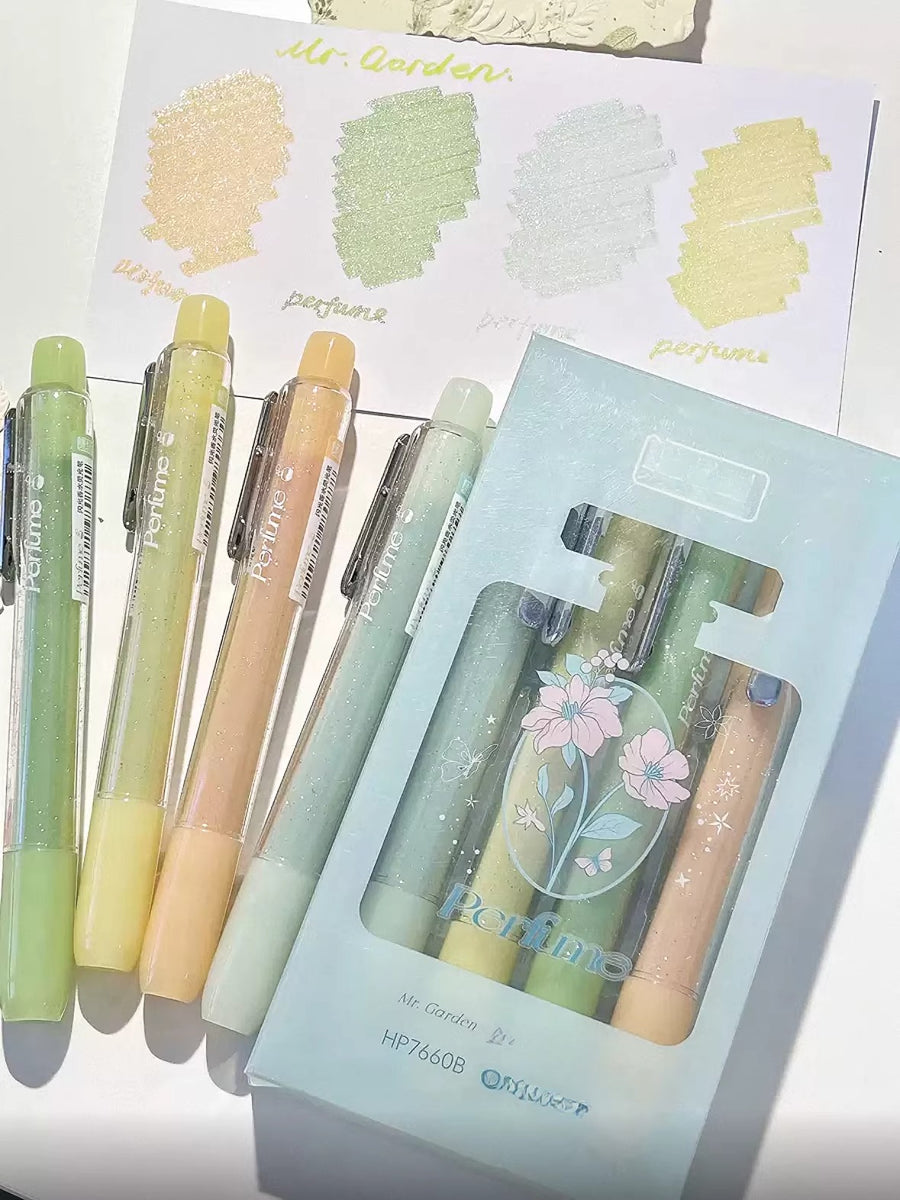 Scented Glitter Highlighter Set