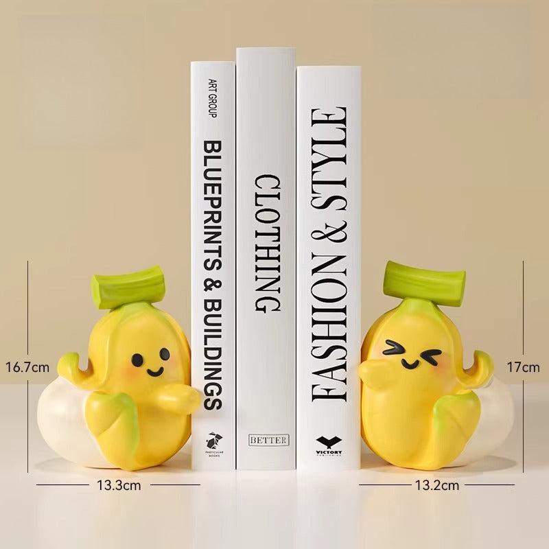 Banana Duck Figurine and Desktop Bookend