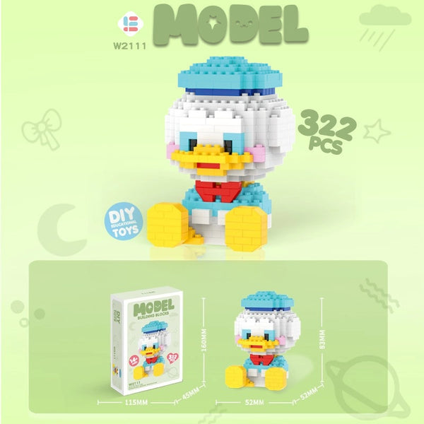 Cute Cartoon Micro Building Block Kit
