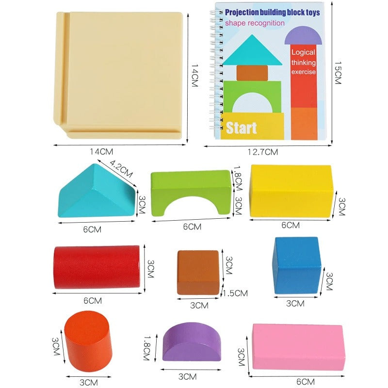 3D Spatial Thinking Building Blocks Set