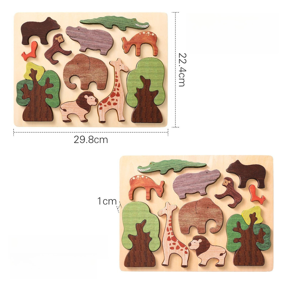 Wooden Forest Animal Puzzle