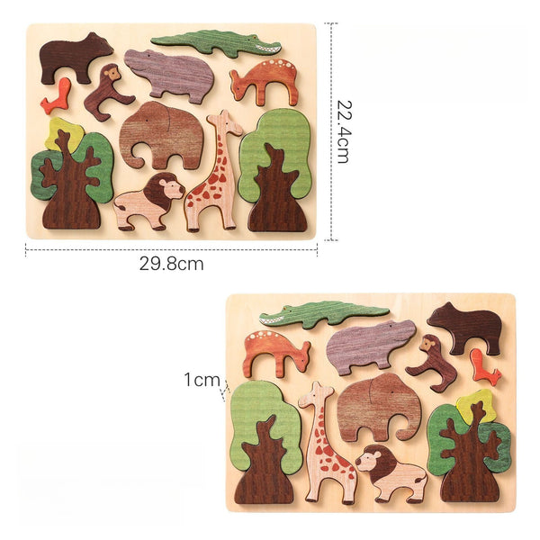 Wooden Forest Animal Puzzle