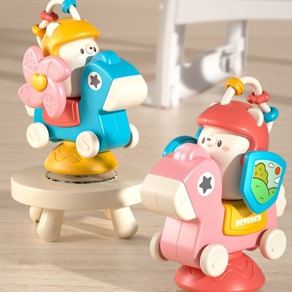 Baby 5-in-1 Activity Horse Toy with Suction Base