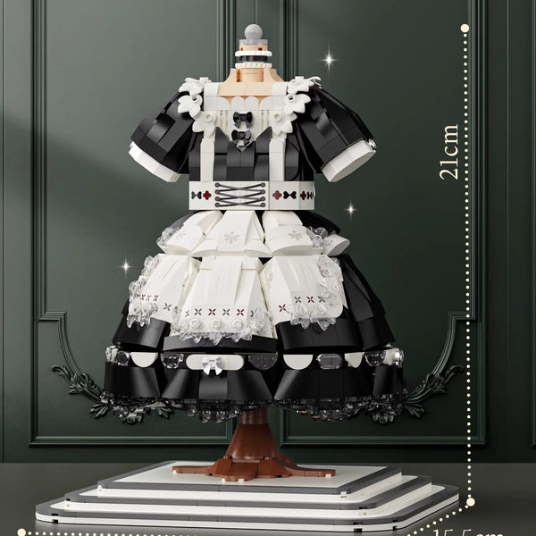 Lolita Princess Dress Building Block Ornament for Your Desk