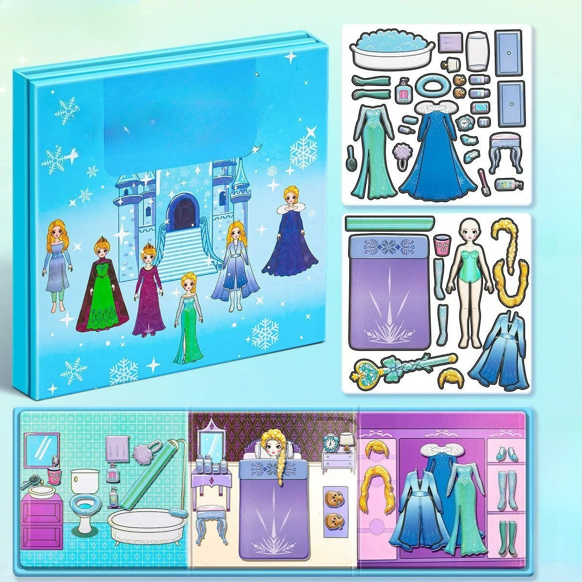 Magnetic Princess Dress-Up Quiet Book