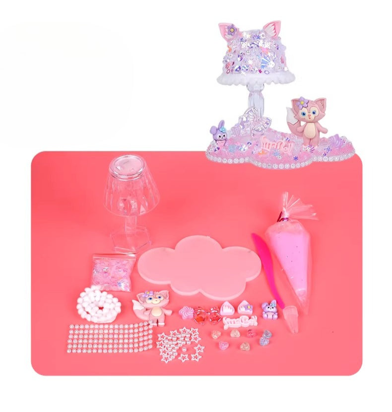 DIY Cream Glue Crystal Lamp Kit