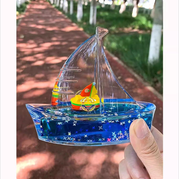 Liquid Motion Sailboat Desk Ornament