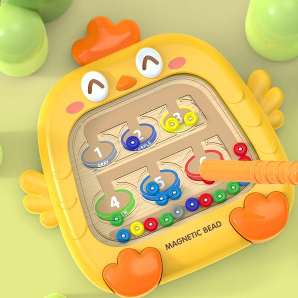 Dual-Sided Magnetic Bead Maze & Drawing Board