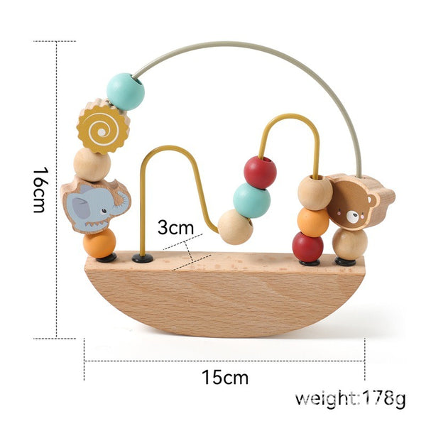 Wooden Balance Bead Maze for Babies & Toddlers