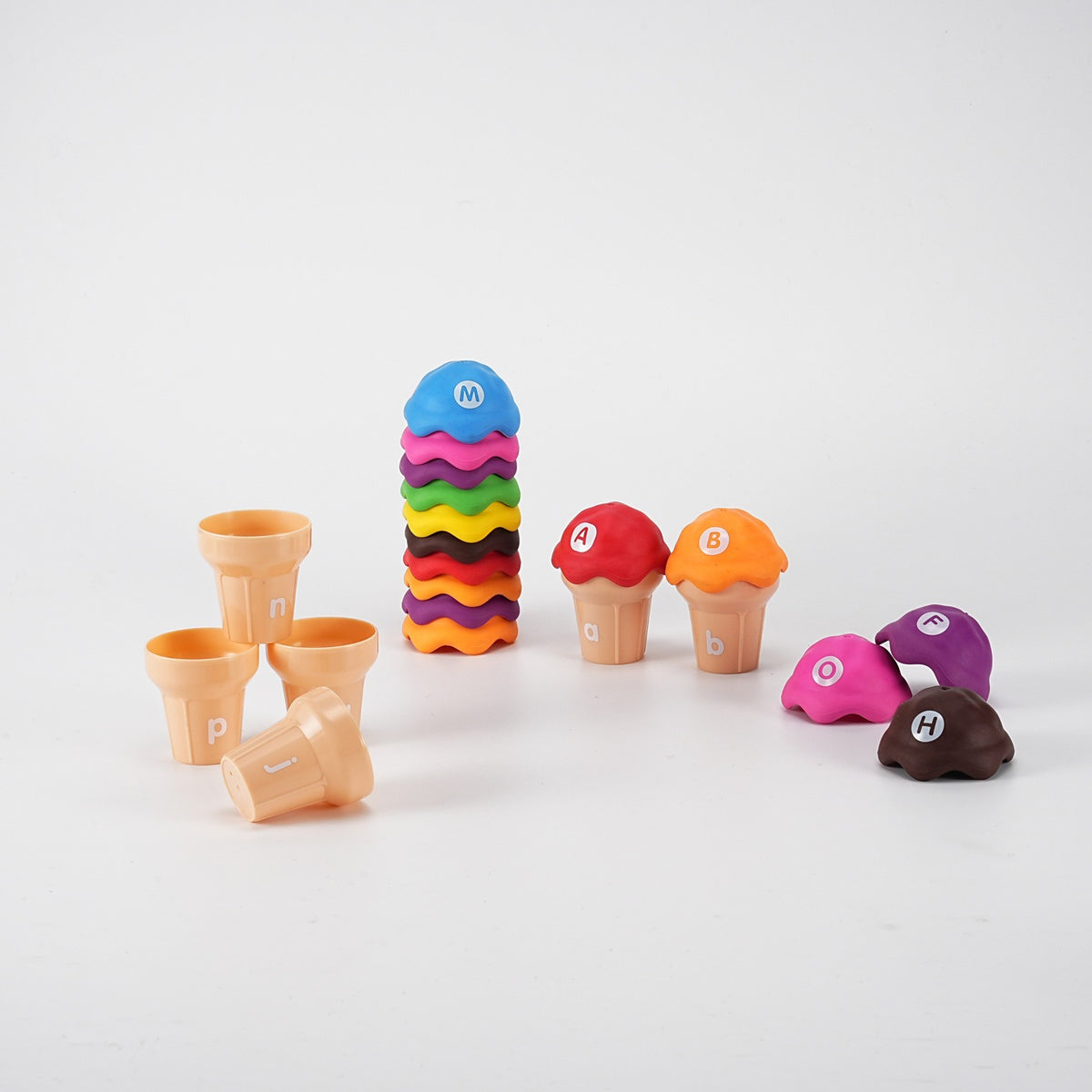 Ice Cream Stacking Cones - Early Learning Activity Set