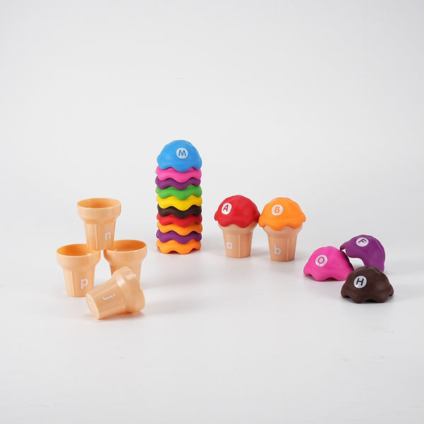 Ice Cream Stacking Cones - Early Learning Activity Set