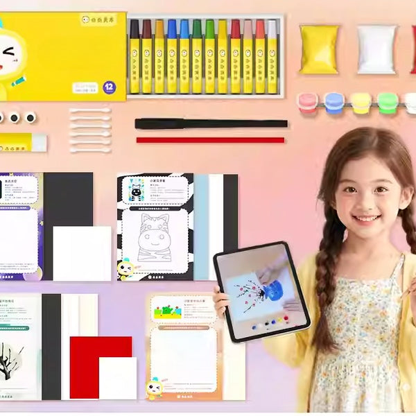 Children's Creative Art and Drawing Set