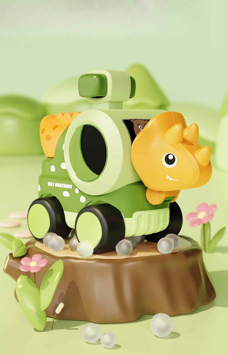 Dinosaur Press-and-Go Whistle Toy Car