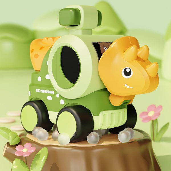 Dinosaur Press-and-Go Whistle Toy Car
