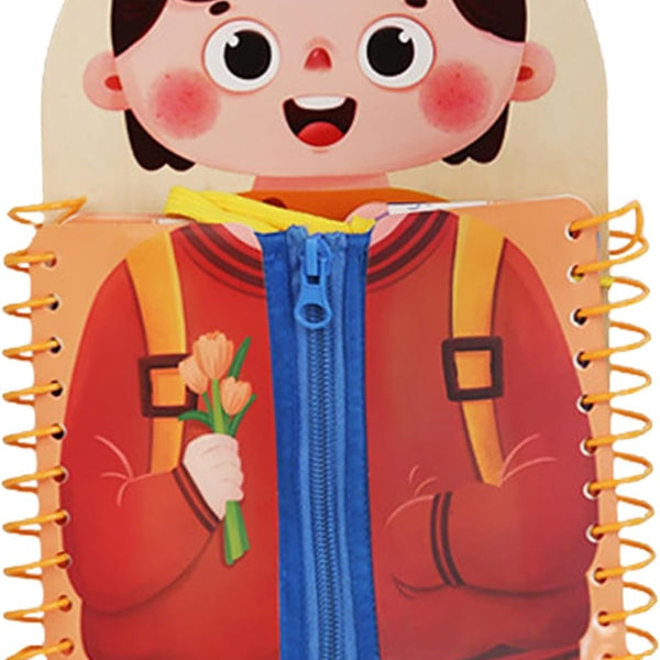 Toddler Life Skills Wooden Busy Board