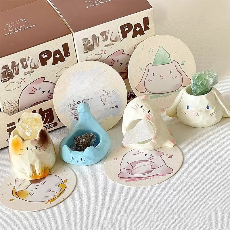 Animal Crystal Stone Aroma Diffuser Blind Box