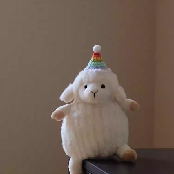 Little Lamb Weighted Plush Figurine