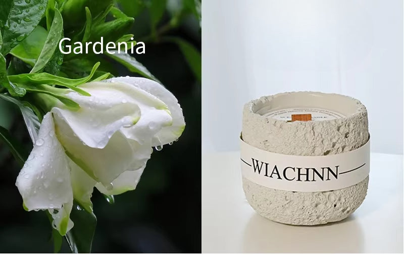 Cream Glass Jar Scented Candle