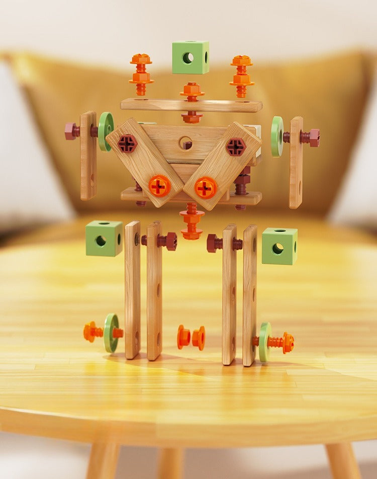 158-Piece Kids' Construction Tool Set with Electric Drill