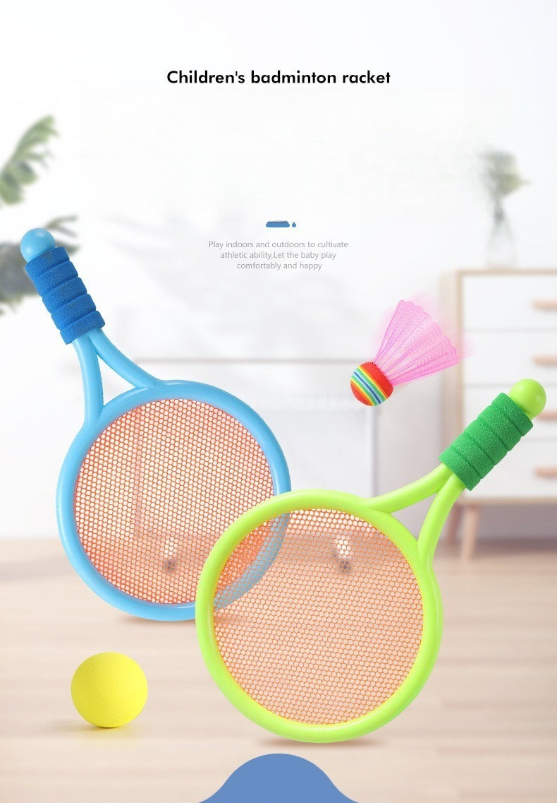 Kids Lightweight Tennis and Badminton Racket Set