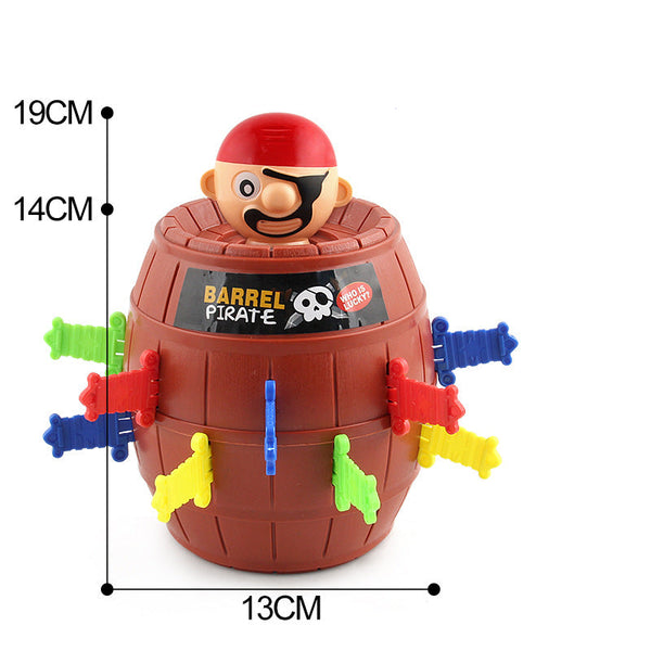 Pop Up Jumping Pirate Barrel Toy Action Board Game