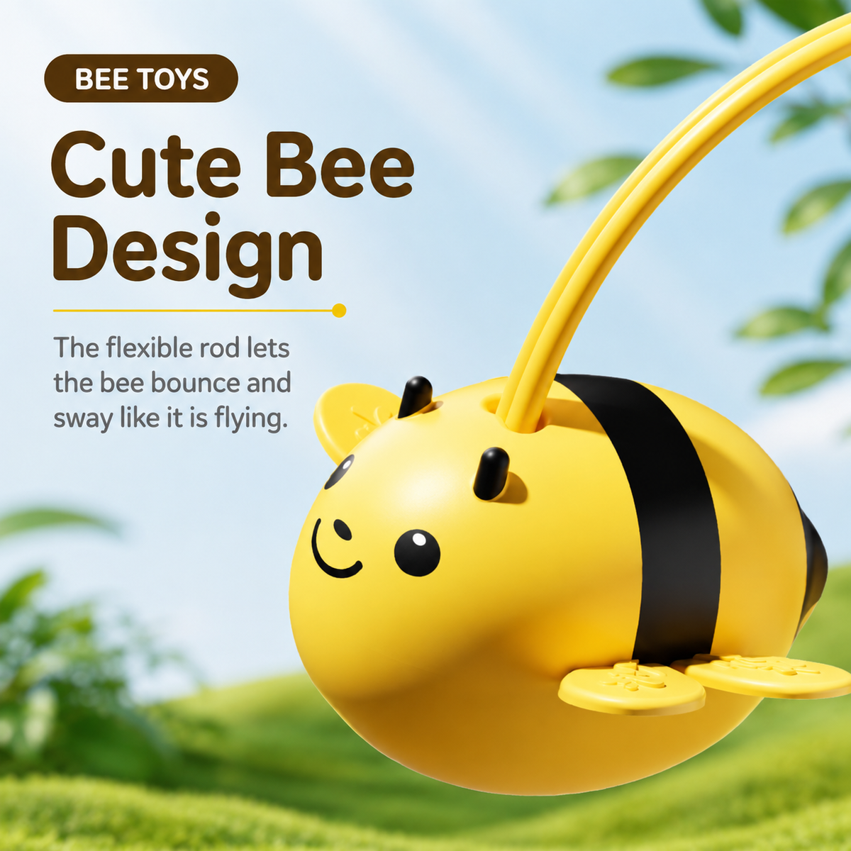 Magnetic Bee Headband Pollen Collecting Game