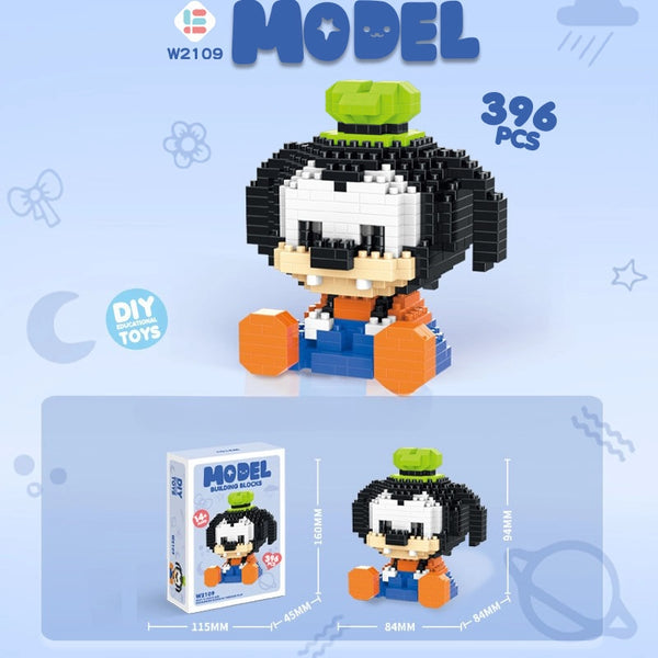 Cute Cartoon Micro Building Block Kit