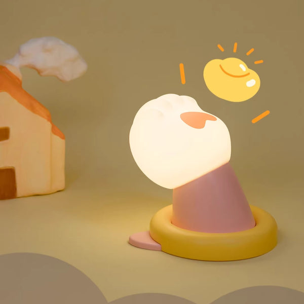 Magnetic Reaching Cat Paw Night Light