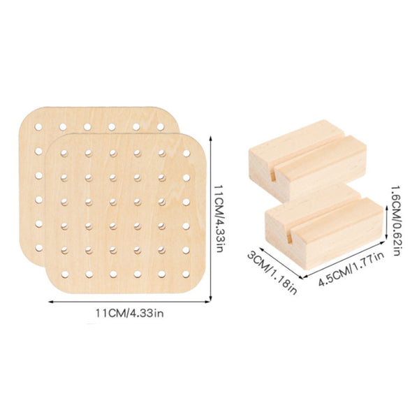 Kids' Wooden Lacing Activity Set