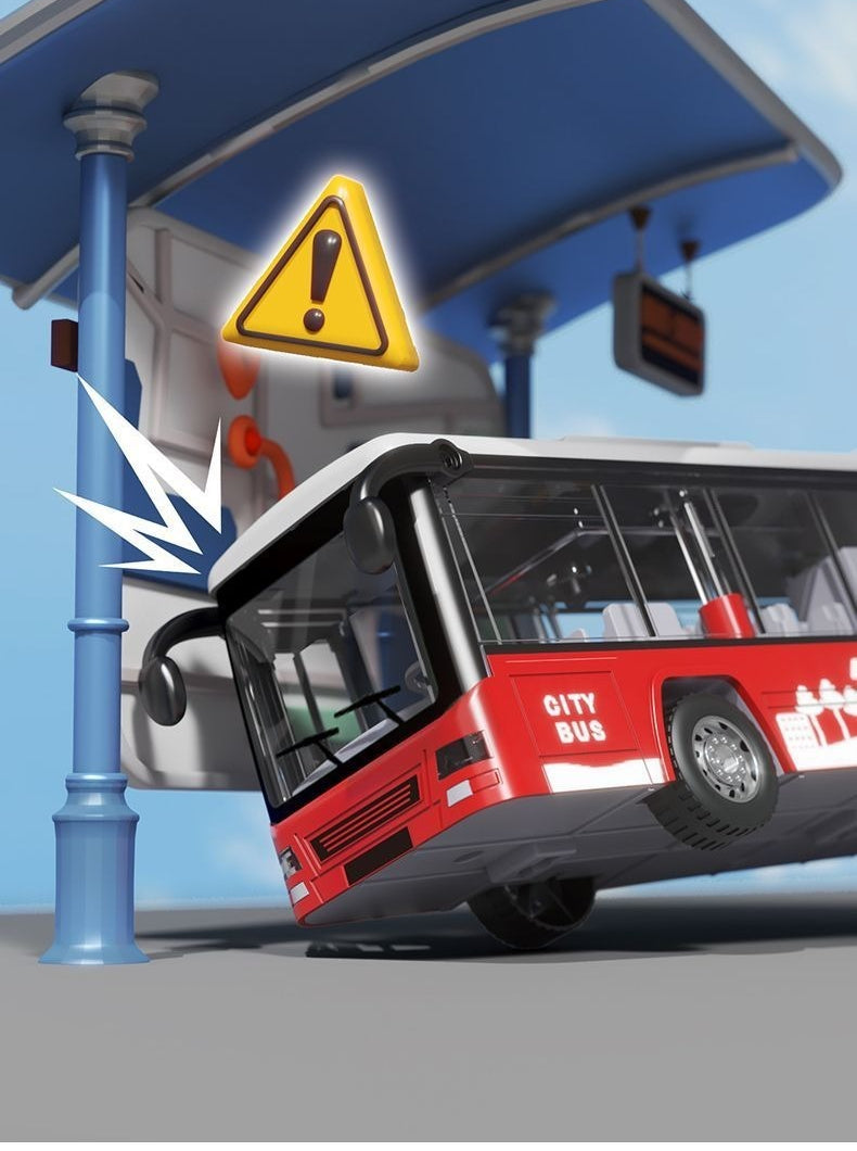 Double-Decker City Sightseeing Bus with Sound and Light