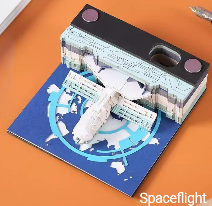 3D Paper Sculpture Memo Pad