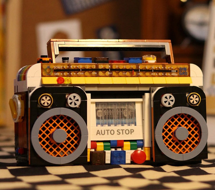 Retro Radio Building Block Set