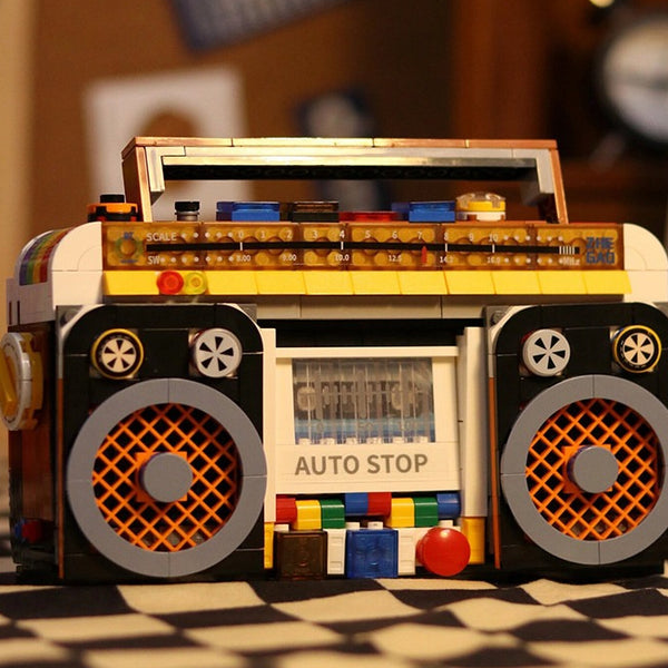 Retro Radio Building Block Set