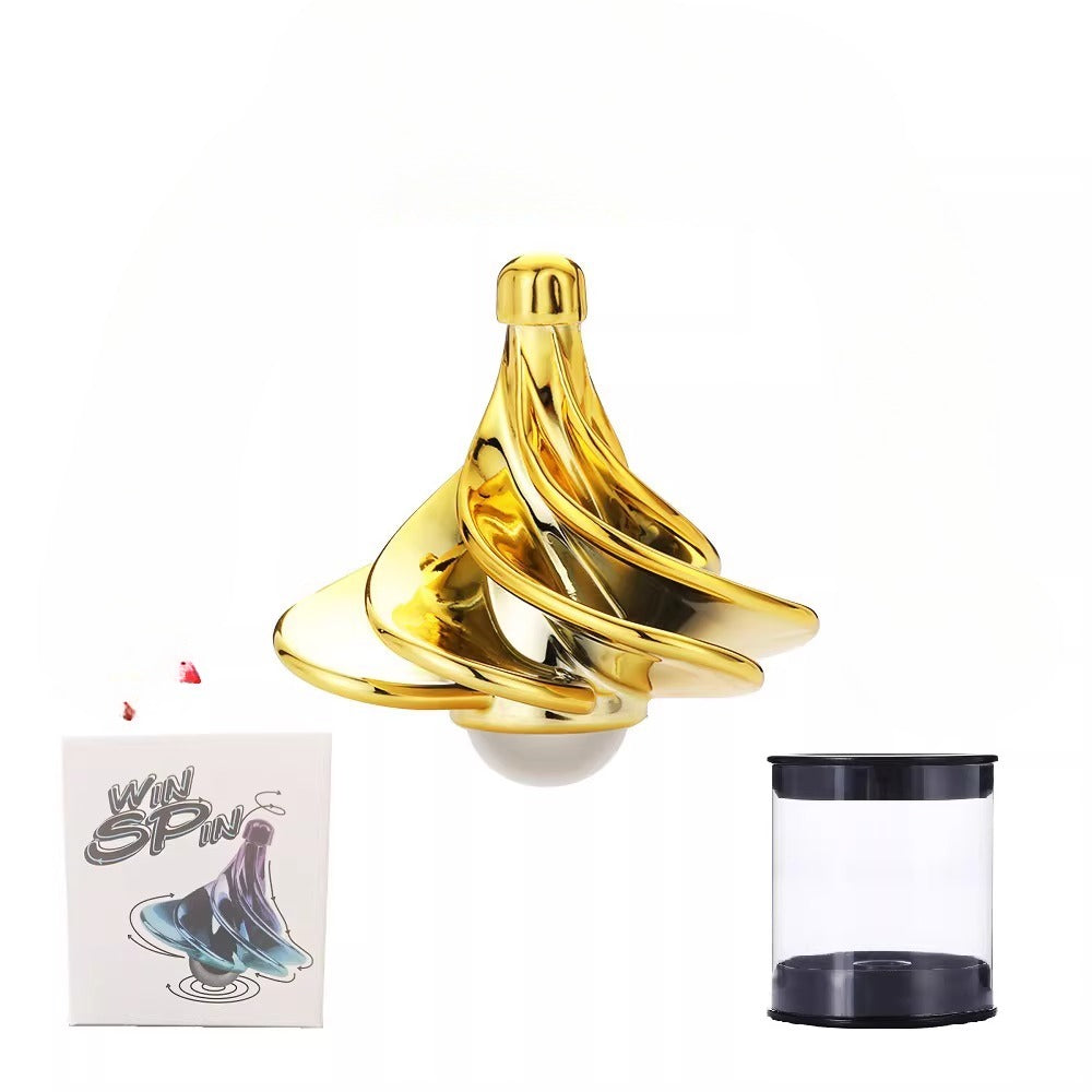 Wind-Driven Desktop Spinner