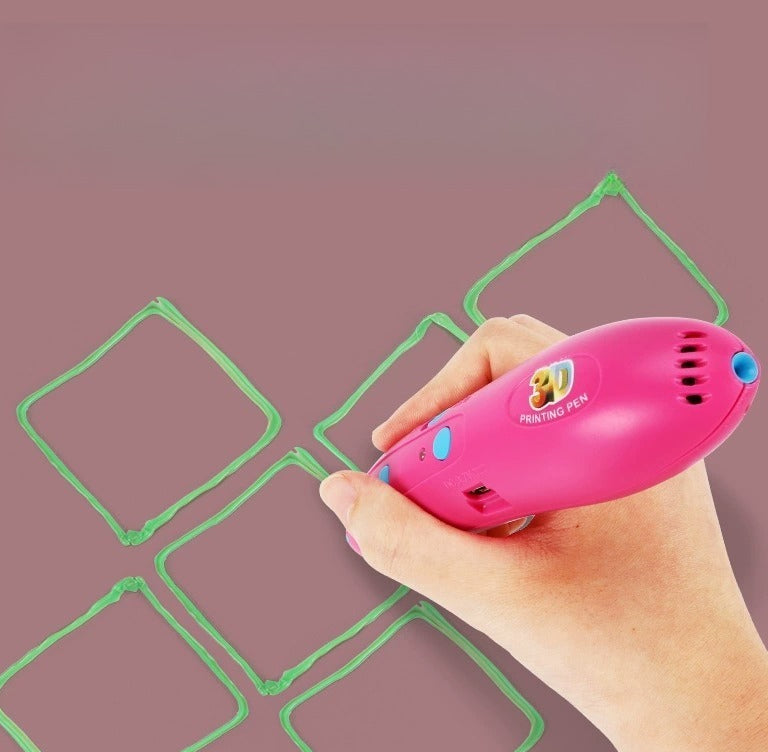 Wireless Low-Temperature 3D Printing Pen for Kids