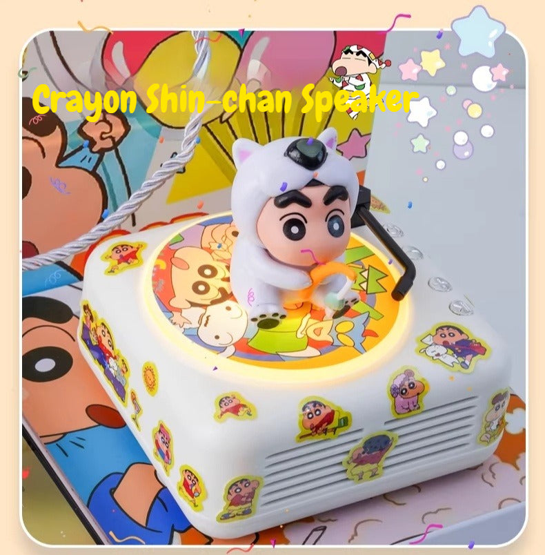 Crayon Shin-chan Retro Record Player Bluetooth Speaker
