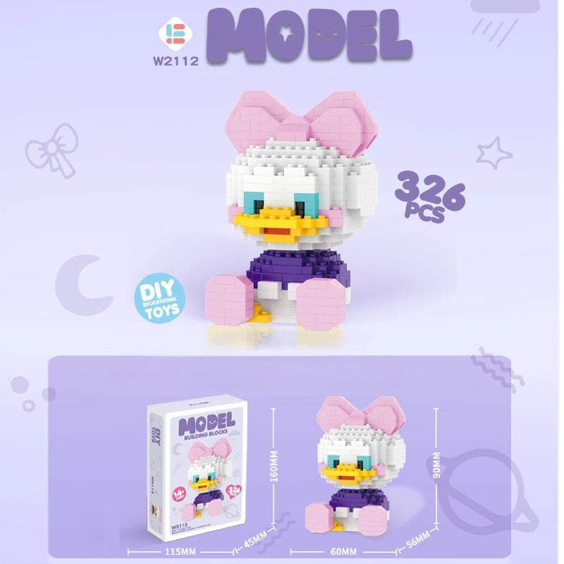 Cute Cartoon Micro Building Block Kit