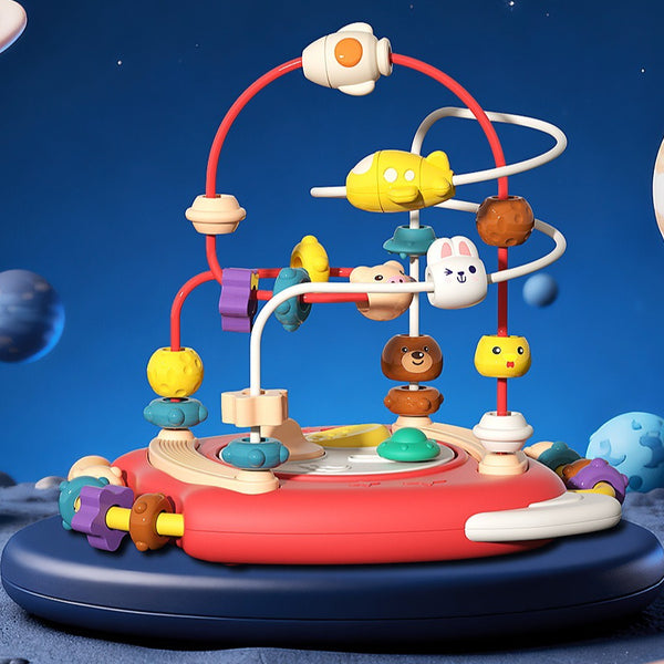 Infant & Toddler Rocket Bead Maze Activity Toy