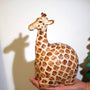 Hand-Carved Wooden Animal Piggy Bank