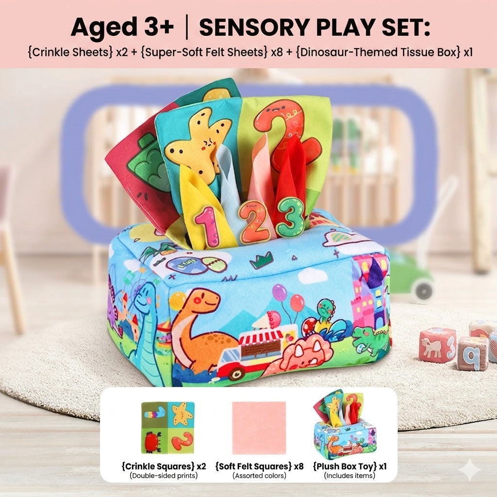 Baby Soft Fabric Pulling Toy Box