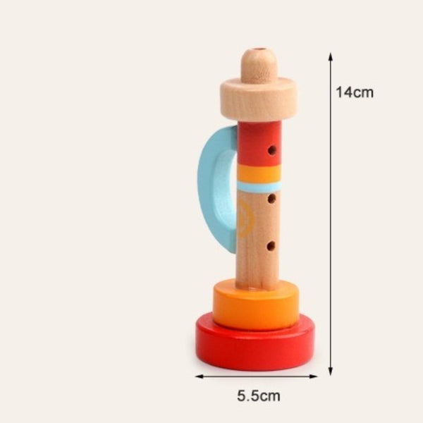 Wooden Mini Trumpet Musical Toy