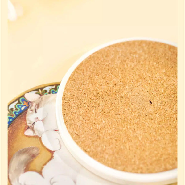 Imperial Palace Cat Diatomite Coaster