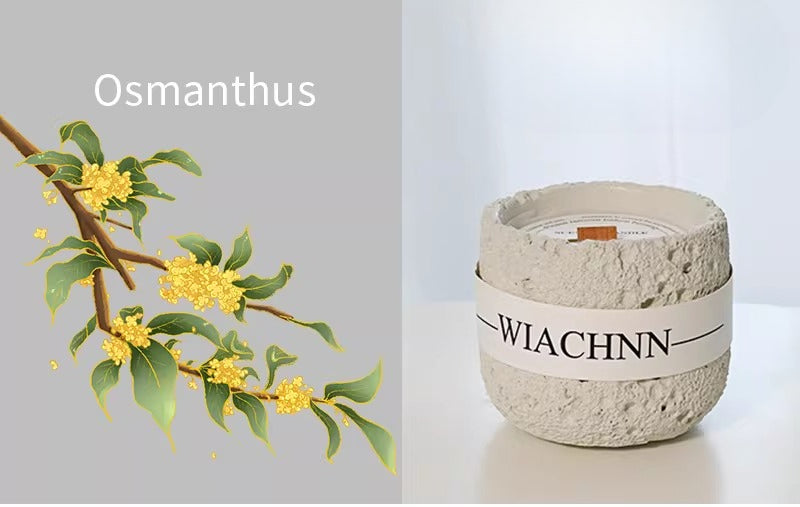 Cream Glass Jar Scented Candle