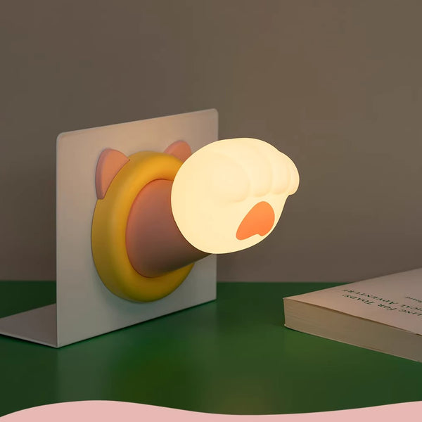 Magnetic Reaching Cat Paw Night Light