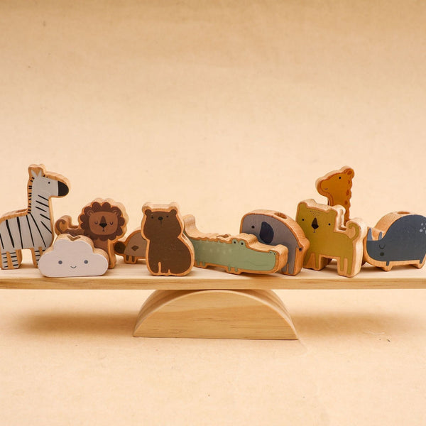 Animal Stringing and Balance Wood Toy