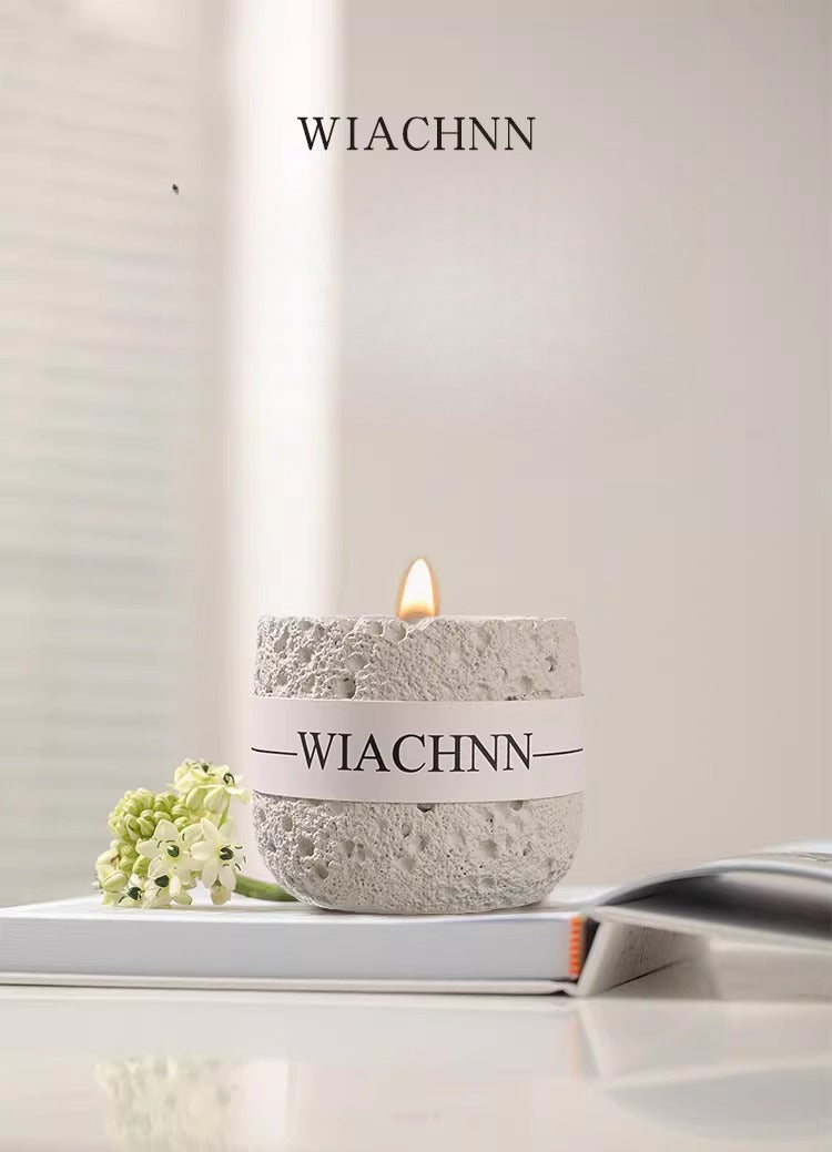 Cream Glass Jar Scented Candle